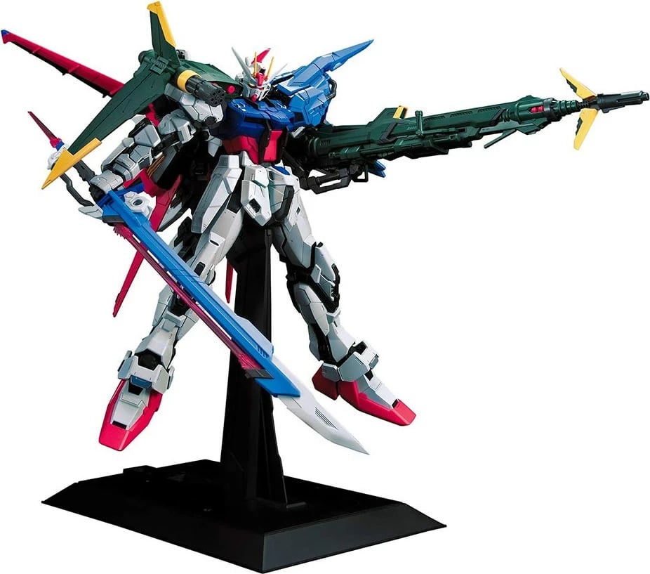 Figurë koleksionuese Bandai Perfect Strike Gundam PG 1/60