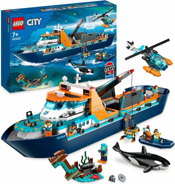 Set lego City për fëmijë, Arctic Explorer Boat