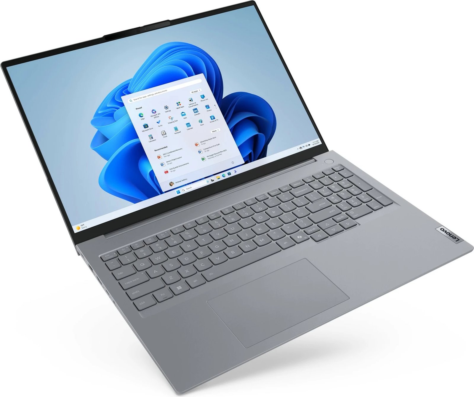 Laptop Lenovo ThinkBook 16 G8 IAL, Intel Core Ultra 5, 16GB RAM, 512GB SSD, Arctic Grey