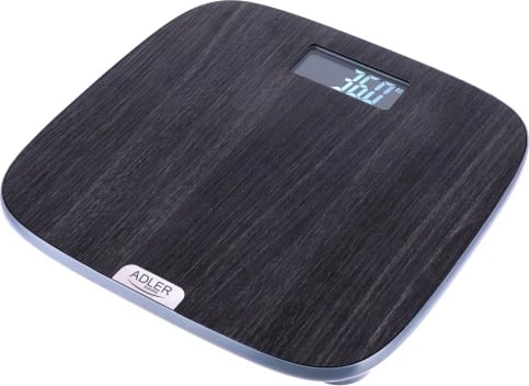 peshore banjoje, Adler, AD 8192, kapacitet 180 kg, ekran LCD me ndriçim, platformë 31x31 cm, gri wenge