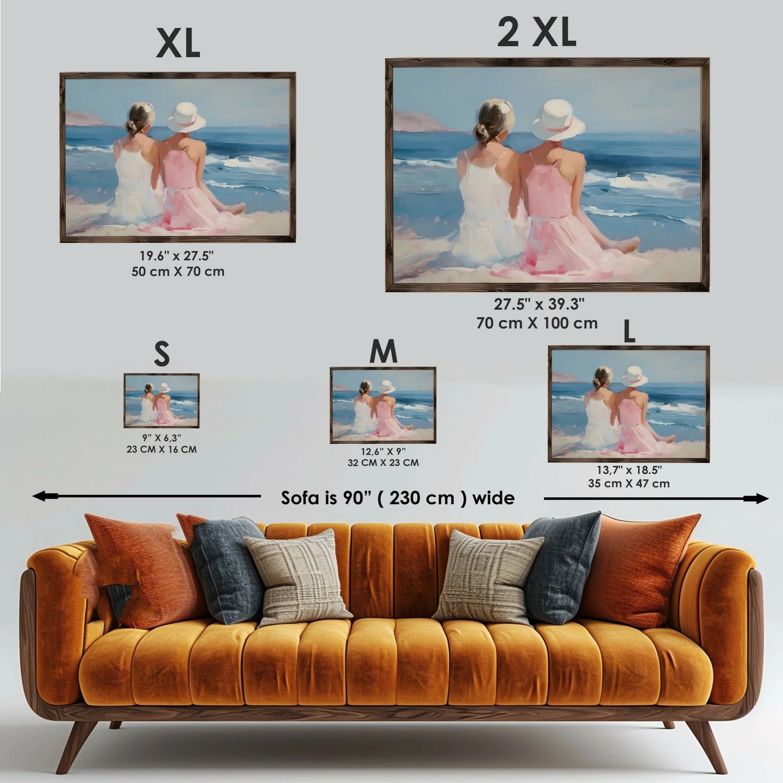 Pikturë dekorative me kornizë MDF, Wallity, GE239-L