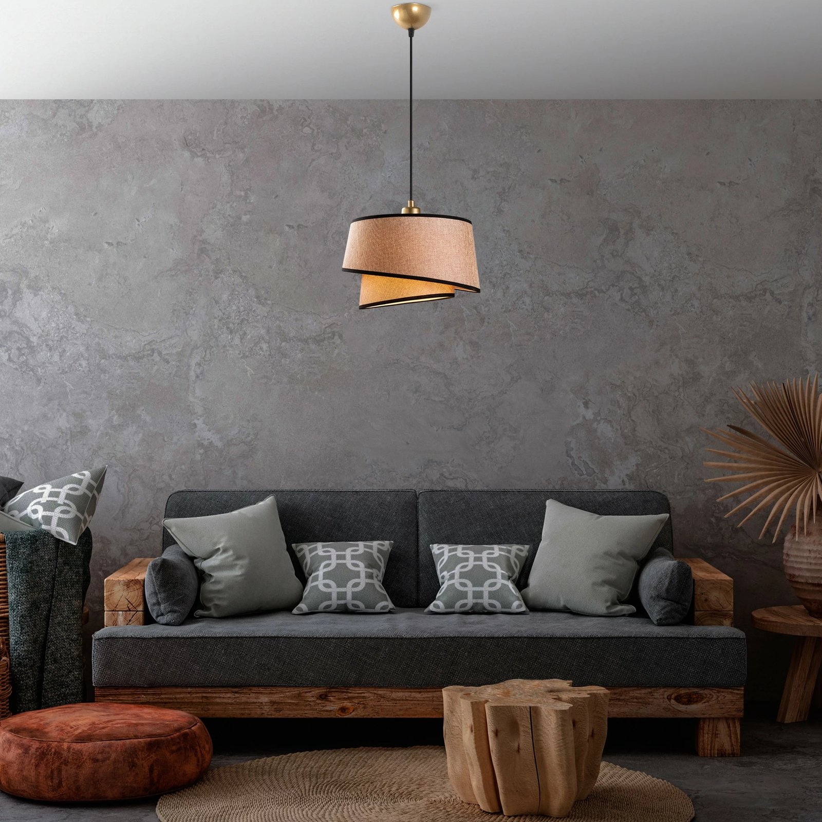 Llambë tavani Opviq, Stage - 14703, ngjyrë kafe e çelët