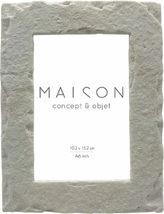 Kornizë foto Petra, polirezina, qelq, e bardhë, 21x16x2 cm