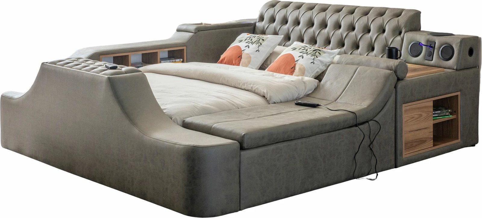 Krevat dopio Skye Decor, Dorwatch Smart, ngjyrë kafe