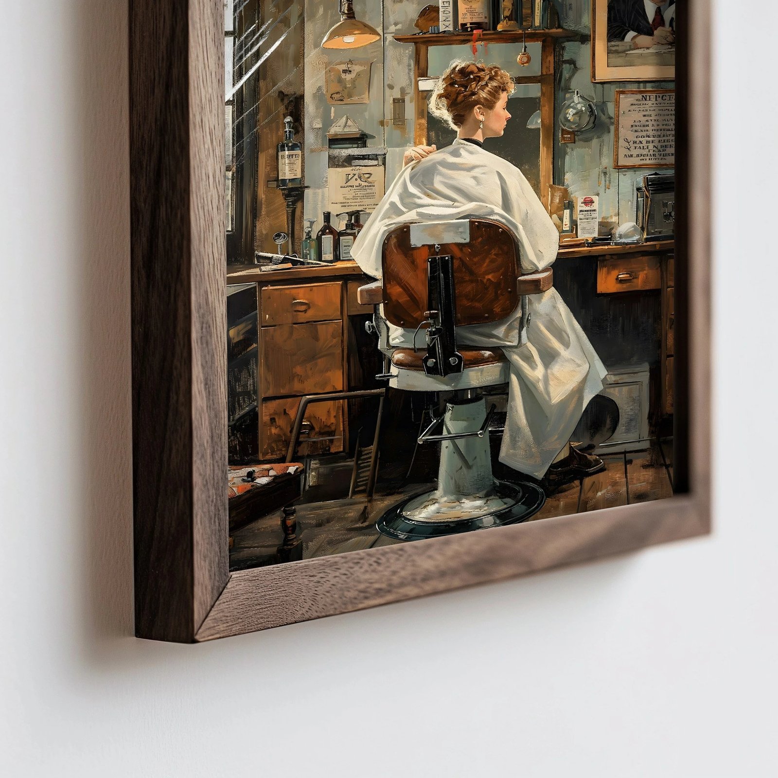 Pikturë dekorative me kornizë MDF, Wallity, HUM049