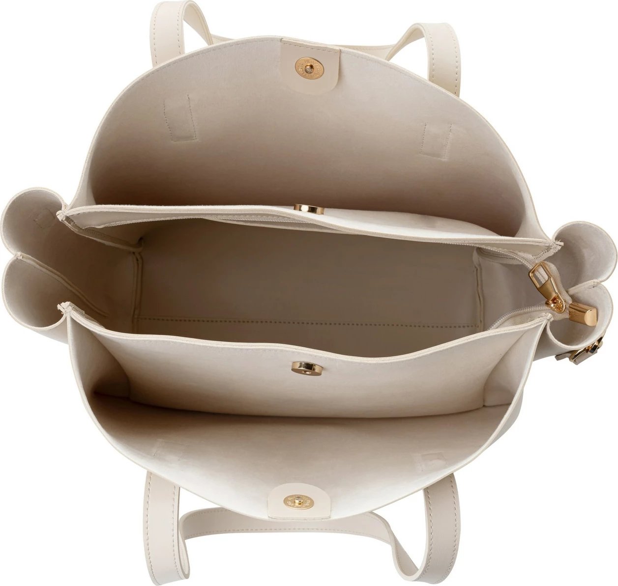 Çantë tote Lucky Bees, krem, 1257