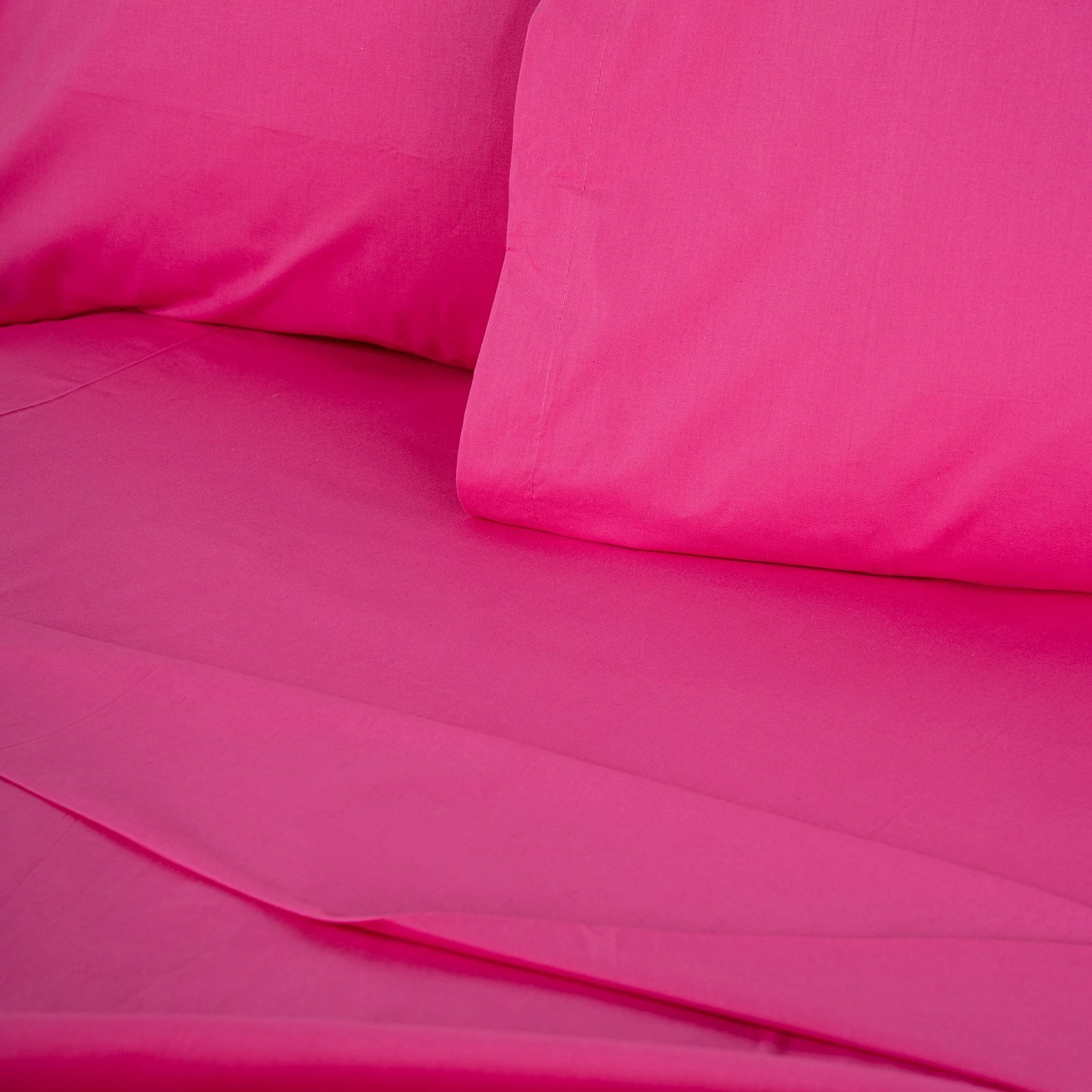 Çarçaf i sheshtë dopio, ranforce, ngjyrë dusty rose, 240x260cm