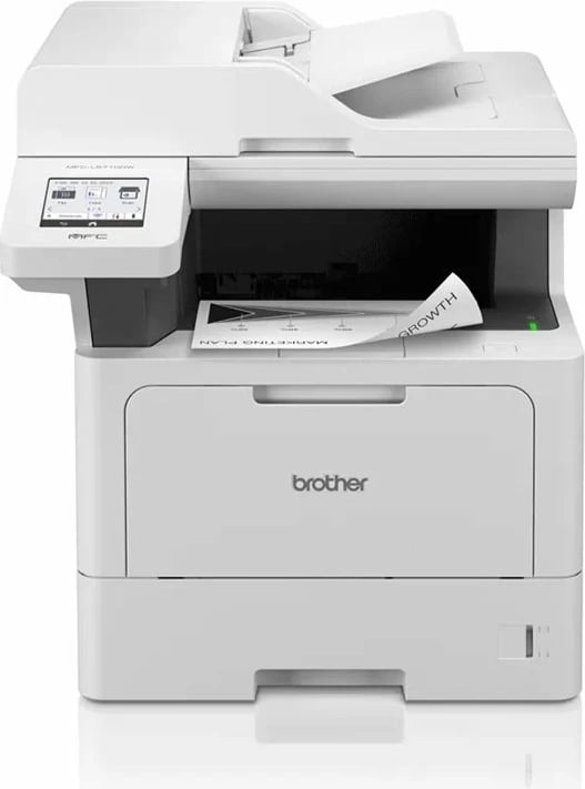Printer multifunksional Brother MFC-L5710DWRE1, Laser, Monokrom, Wi-Fi, Bardhë