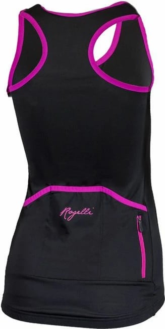 Maicë sportive për femra Rogelli, rozë e zezë