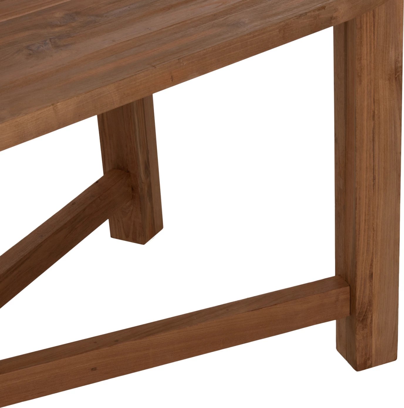 Tavolinë ngrënie KUTAI FH9640 dru TEAK i ricikluar ngjyrë natyrale 200x90x75 cm