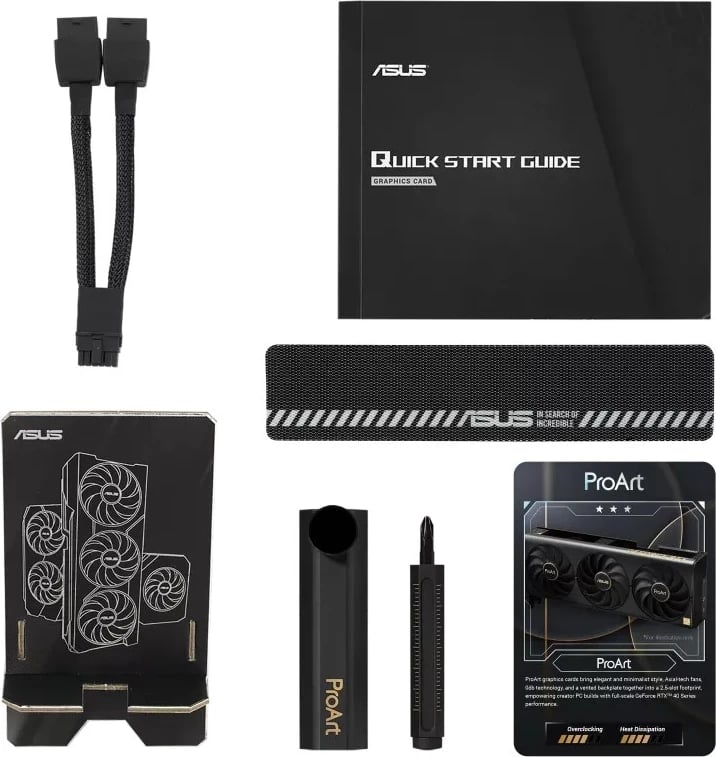 Kartë Grafike ASUS ProArt -RTX4070TIS-O16G, NVIDIA GeForce RTX 4070 Ti SUPER, 16 GB GDDR6X, e Zezë