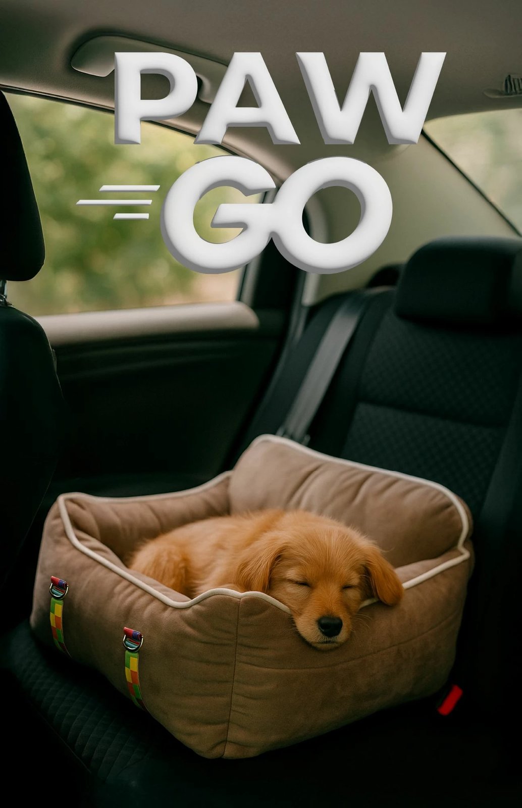 Shtrat për kafshë shtëpiake, Paw Go, bezhë