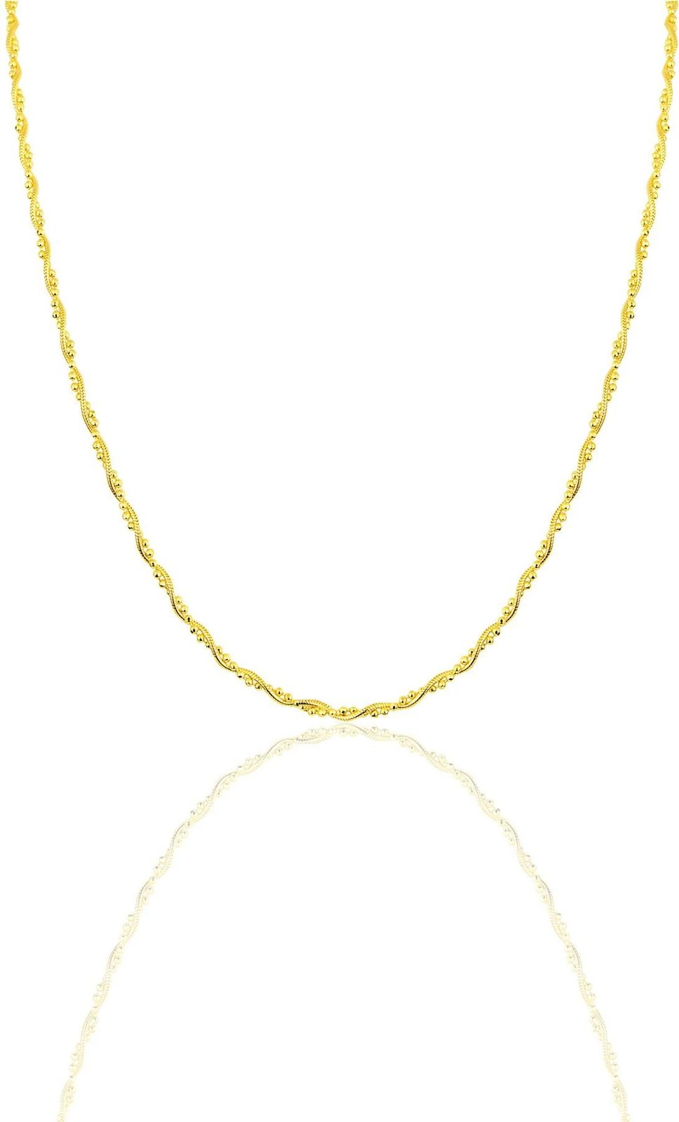 Qafore argjendi ngjyrë ari, Jumeon, SGTL12142, 44cm