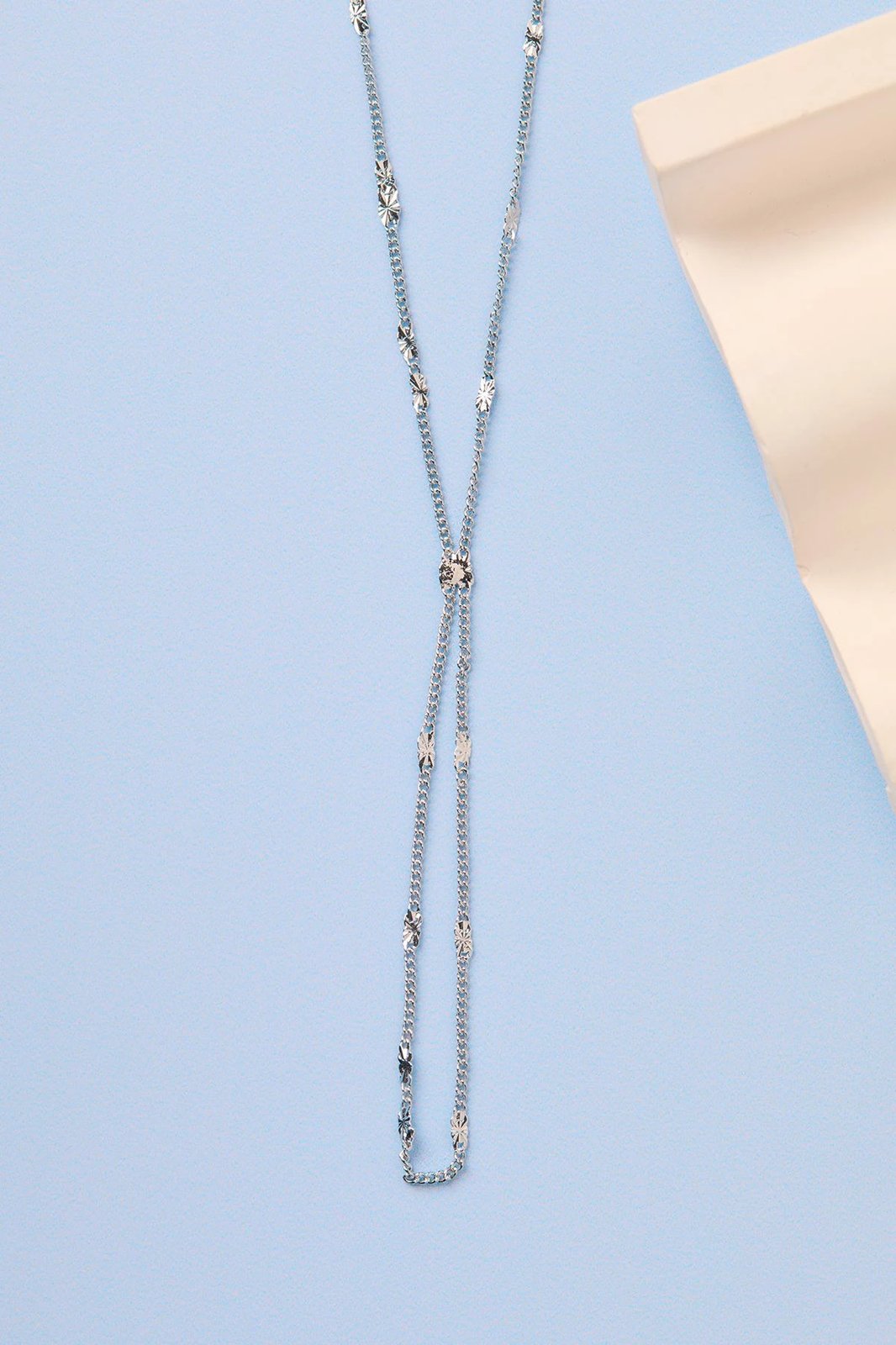 Zinxhir metalik Elika, CSHM9959G, ngjyrë argjendi