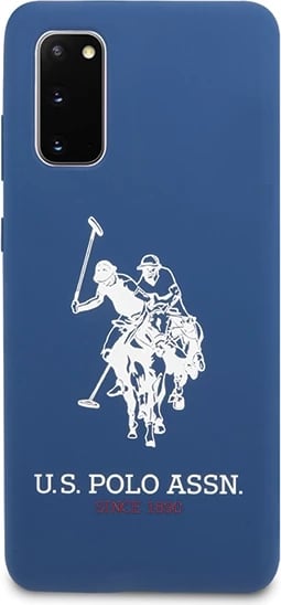 Mbështjellës U.S. Polo Assn. USHCS62SLHRNV Silicone për Samsung Galaxy S20, Blu