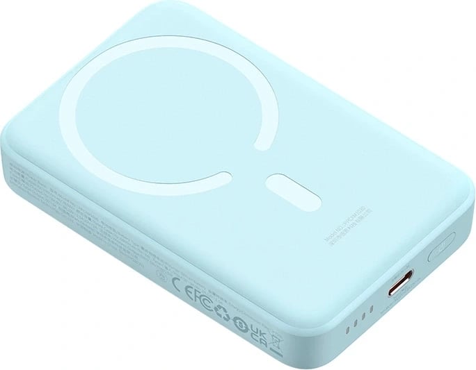 Powerbank Baseus PPCX110203, 10000mAh, 30W, USB-C, wireless, kaltër