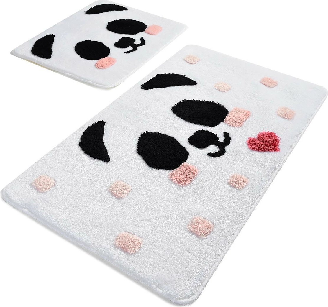 Set tapetë banje akrilik (2 copë), panda, Mijolnir