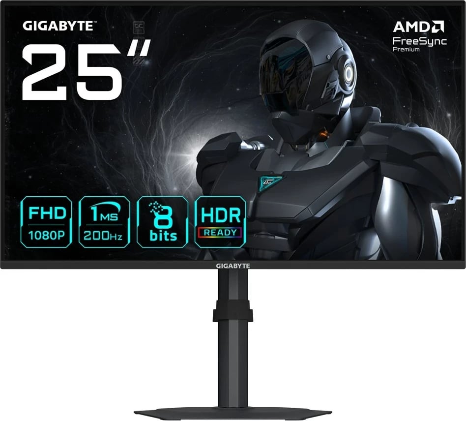 Monitor gaming Gigabyte G25F2, 24.5", FHD, 200Hz, 1ms, HDR, i zi