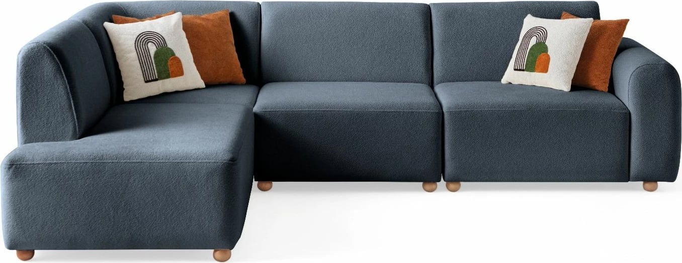 Këndore S-Loft majtas, ngjyrë kaltër, Atelier del Sofa