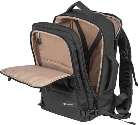 Shpinore Natec Camel Lite, 15.6 inç, 19L, e zezë Shpinore Natec Camel Lite, 15.6 inç, 19L, e zezë