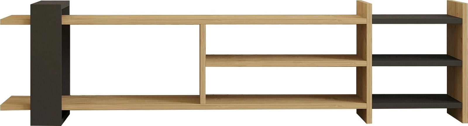 Komodë TV Skye Decor, Elis, ngjyrë safir dhe antracit