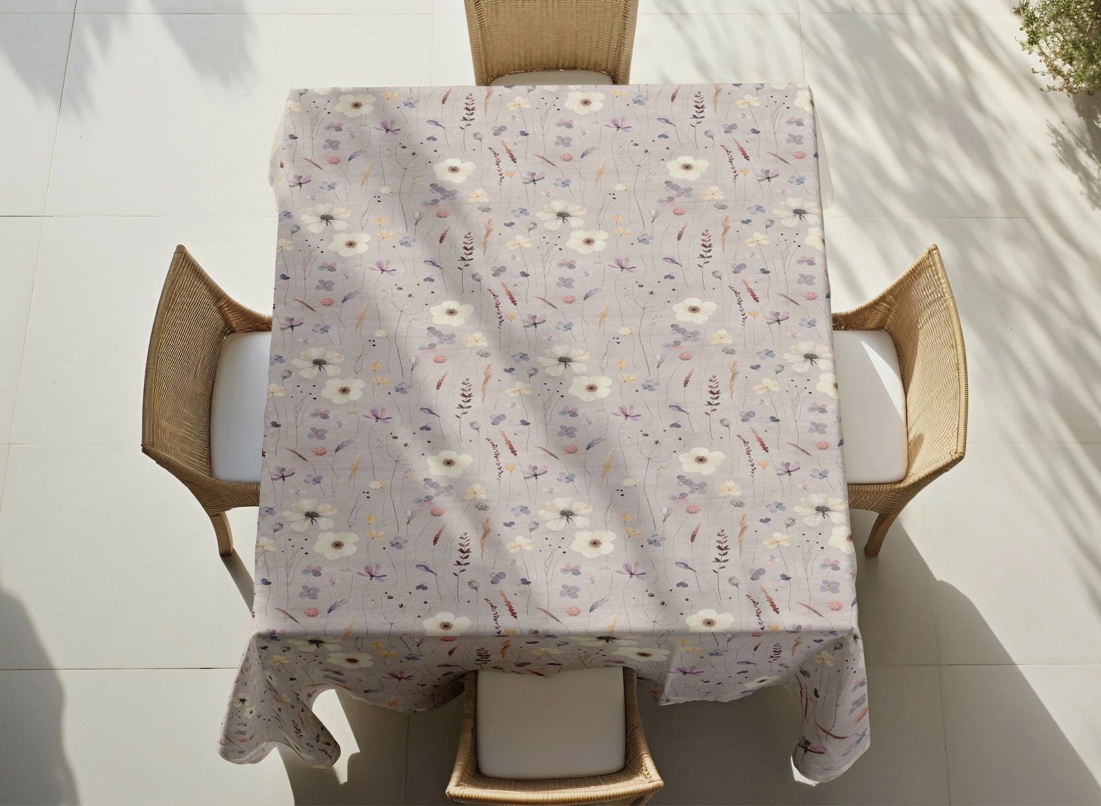 Mbulesë tavoline Hermia, Asr-tblclt25-18, 140x140 cm