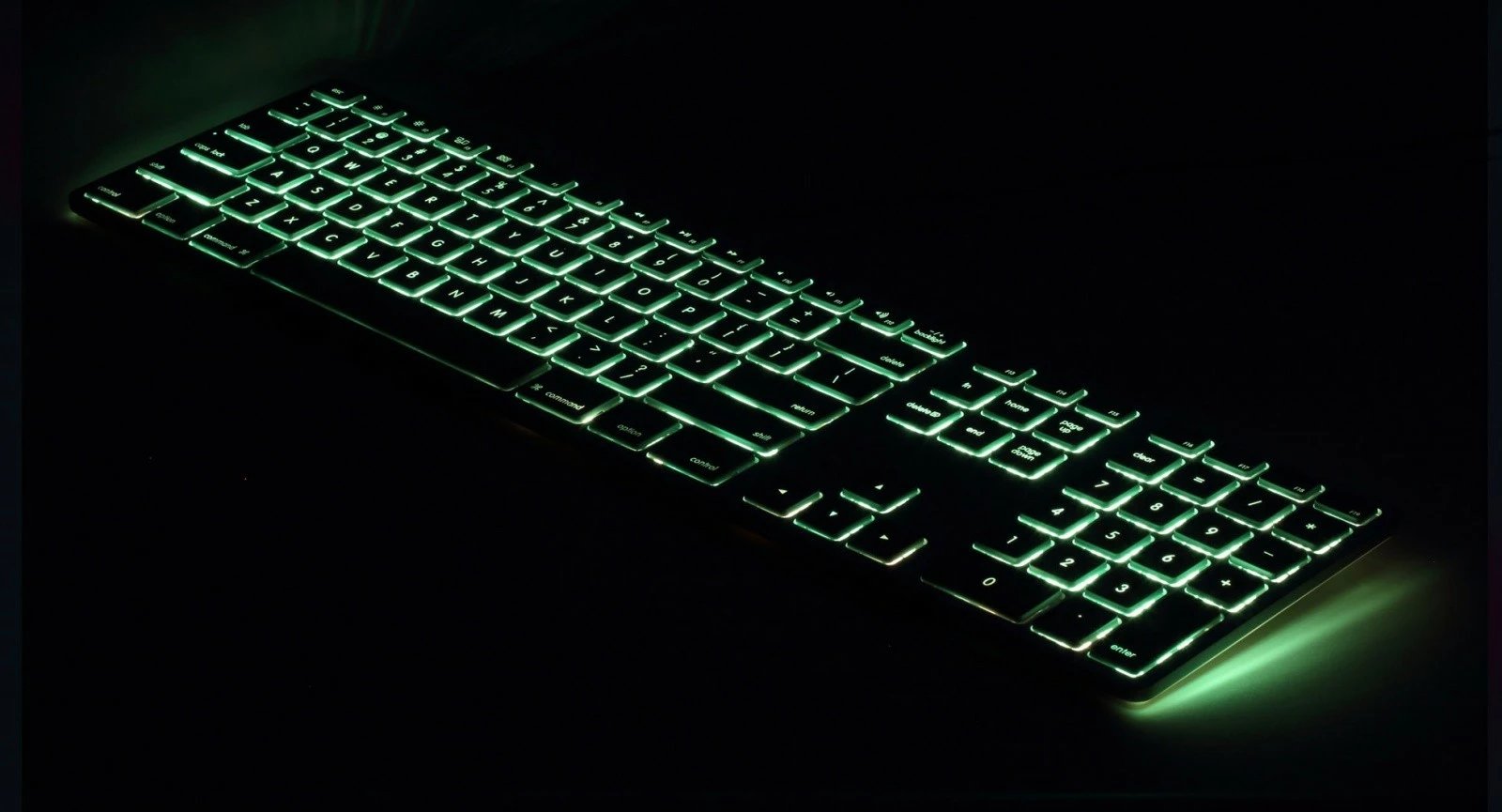 Tastierë Matias FK318L për Mac, alumini, me ndriçim RGB, Gri