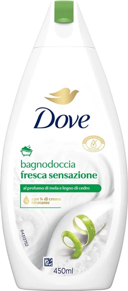 Gel për dush unisex Dove Fresca Sensazione, 450ml