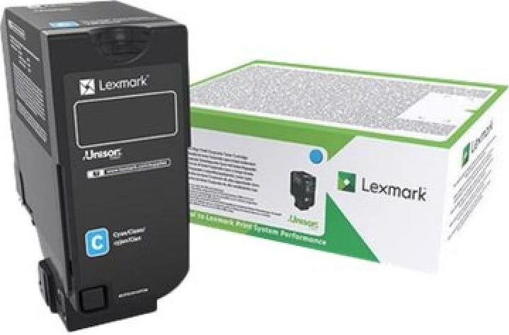 Toner, Lexmark, 84C2HCE, rendiment 9,750–23,700 faqe, origjinal, Cyan