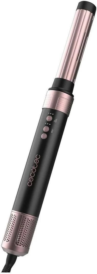 Tharëse flokësh Cecotec Bamba CeramicCare 12in1 AirGlam, 1400W, e zezë