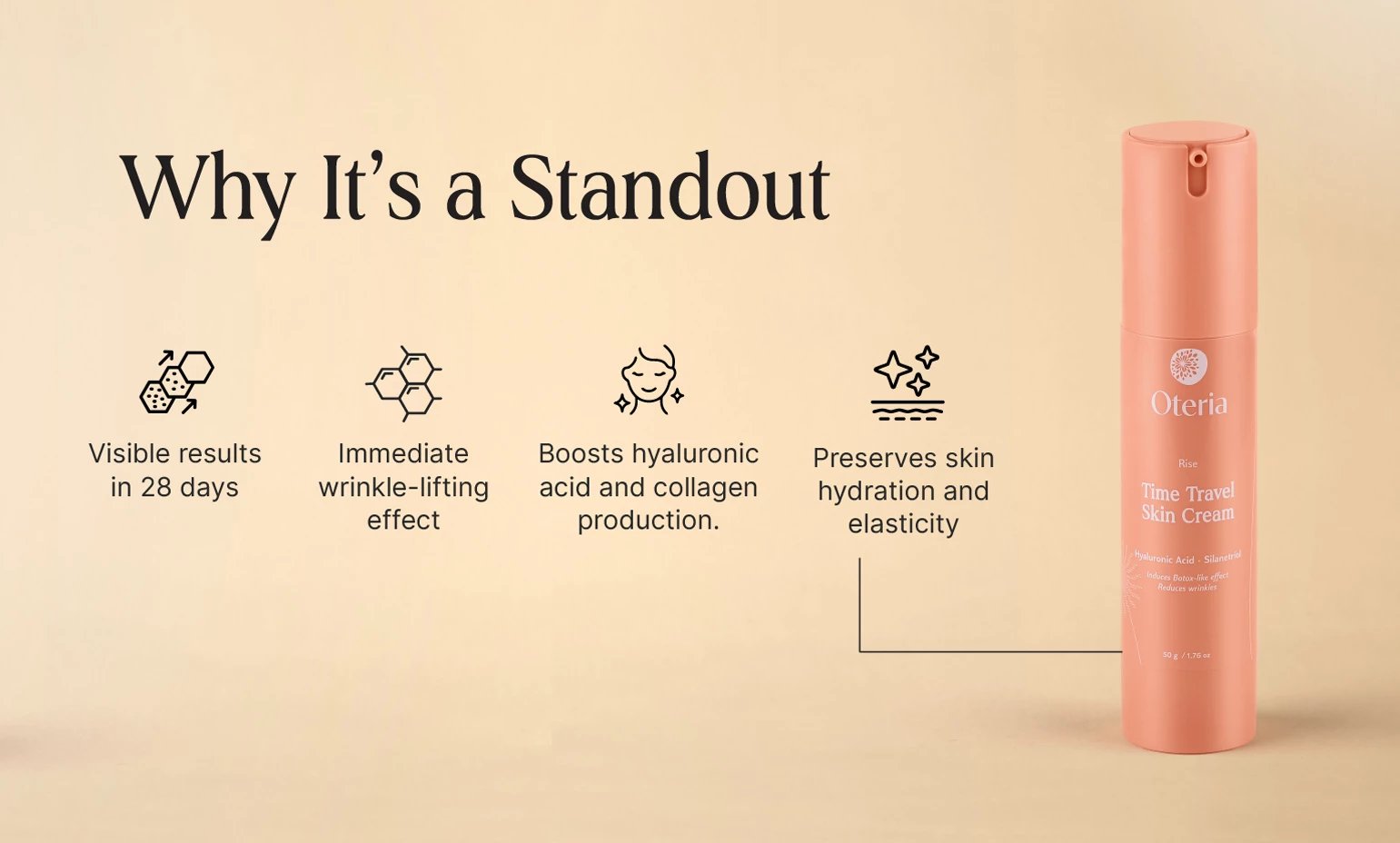 Krem për fytyrë Time Travel Skin Cream