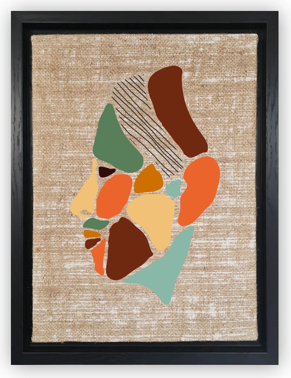 Pikturë dekorative në kanavacë, shumëngjyrëshe, Wallity, LSJ41927857011, 36x46cm