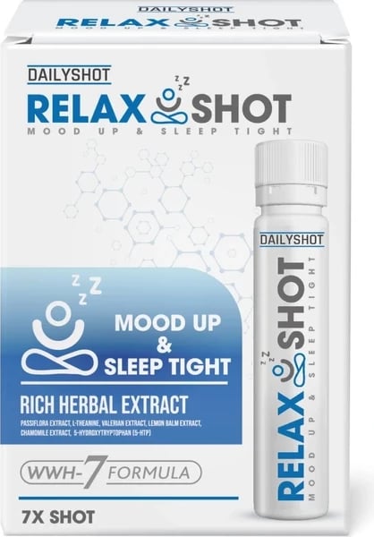 Relaxshot – Suplement për Relaksim dhe Gjumë të Qetë
