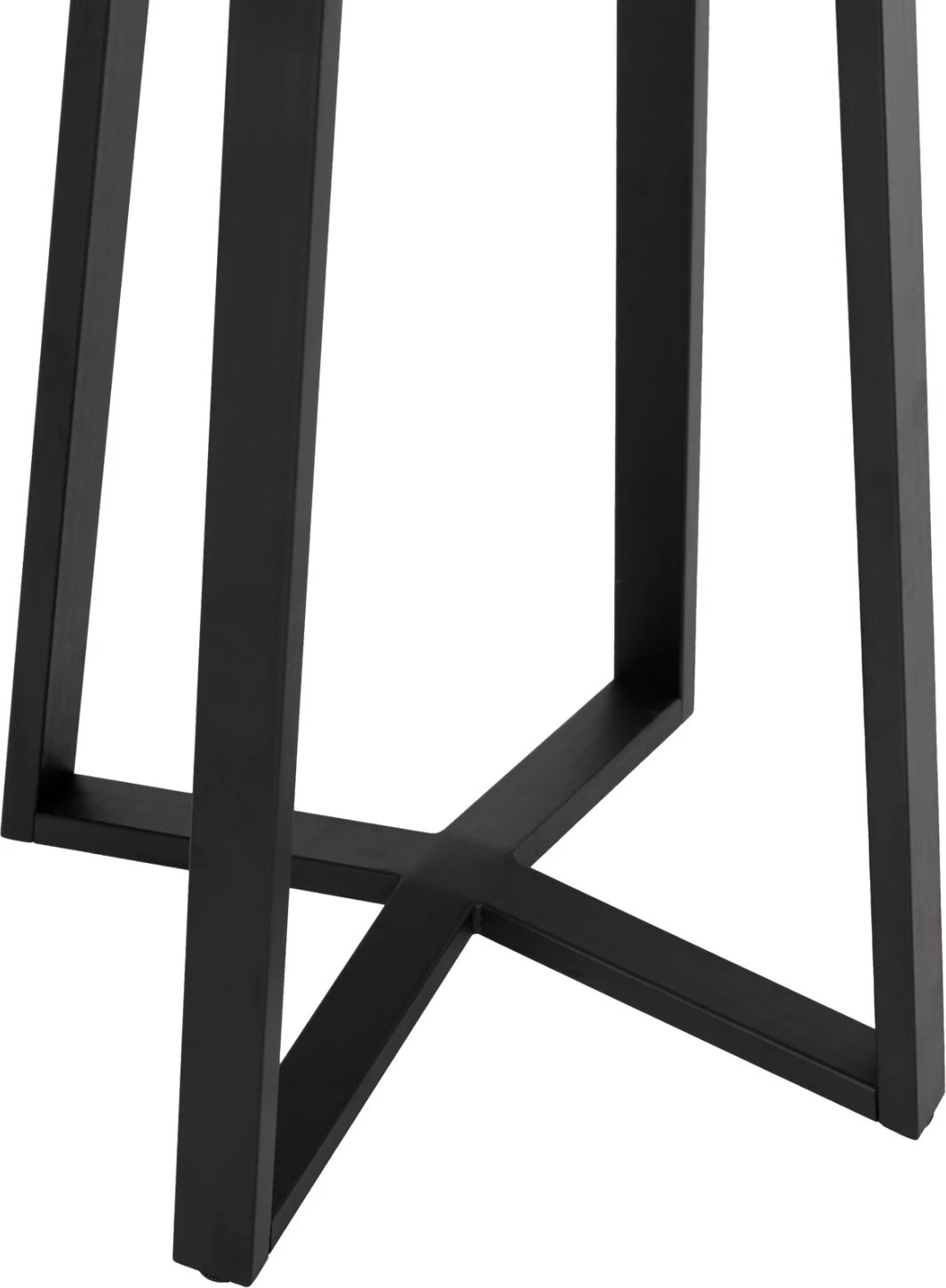 Bazë për tavolinë bar, lartësi mesatare, metal i zi, 50x50x90H cm