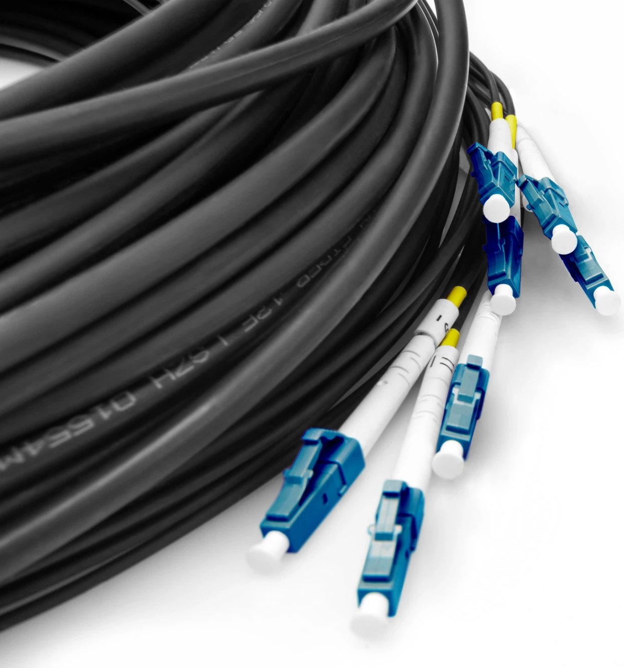 Kabllo optike Digitus LWL Patchkabel LC në UPC 75m OS2, e zezë