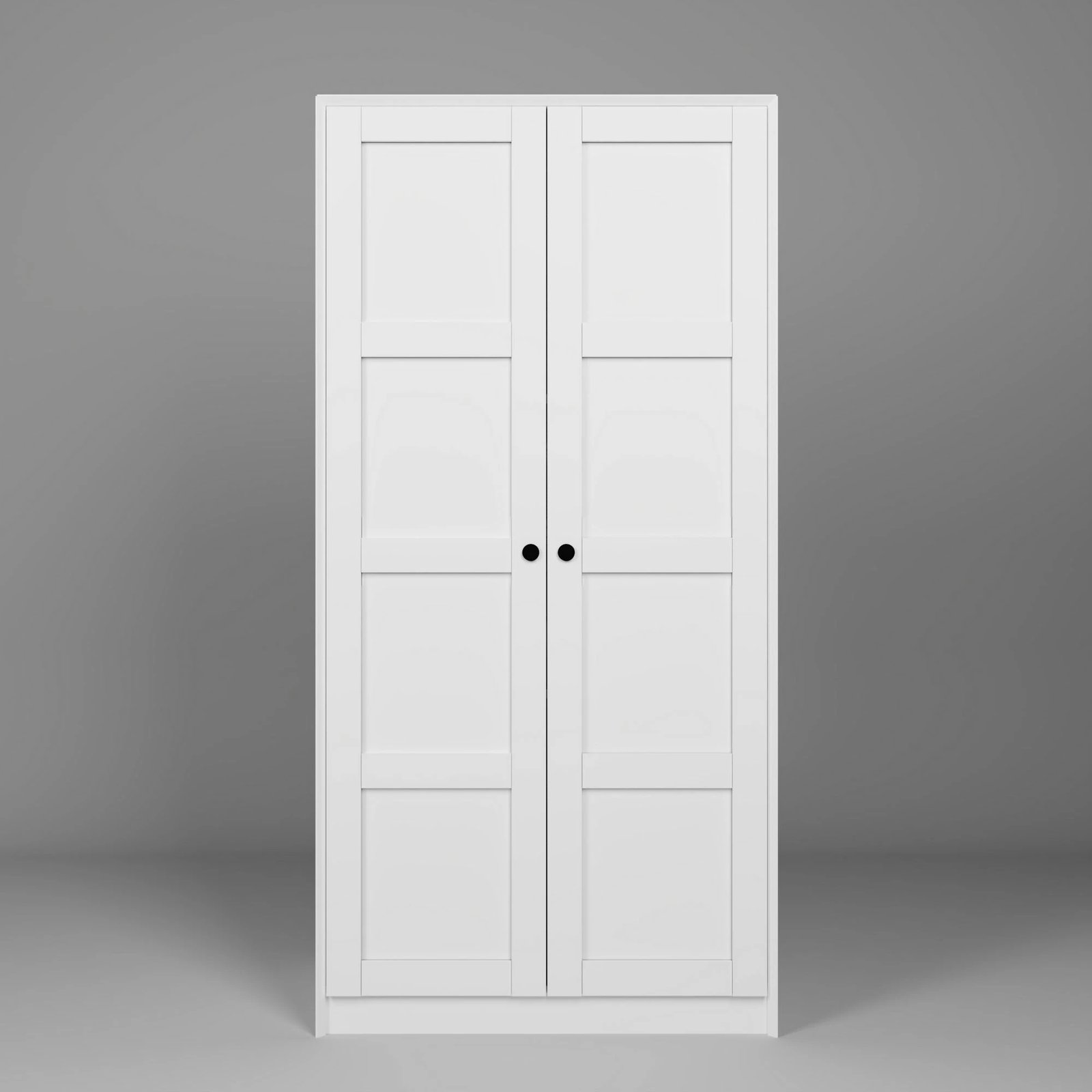 Dollap Skye Decor, Lucas 1600-81, i bardhë, 94x190x60cm