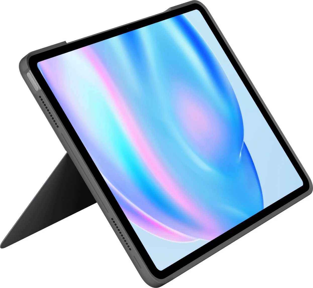 Mbështjellës tastierë Logitech Combo Touch për iPad Air 13 M2, QWERTY, spanjisht, trackpad, gri