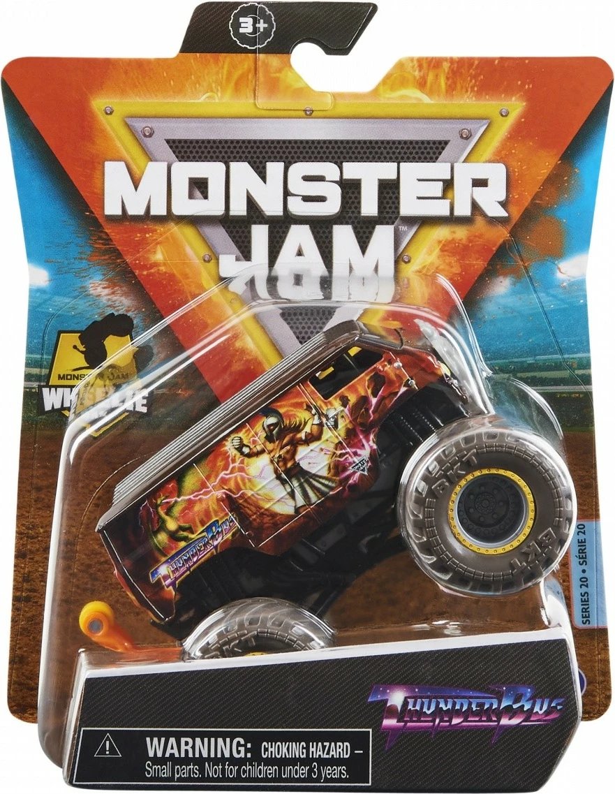 Lodër veturë Monster Jam Spin Master 1:64, metal dhe plastikë, ngjyra të përziera, 1 copë Lodër veturë Monster Jam Spin Master 1:64, metal dhe plastikë, ngjyra të përziera, 1 copë