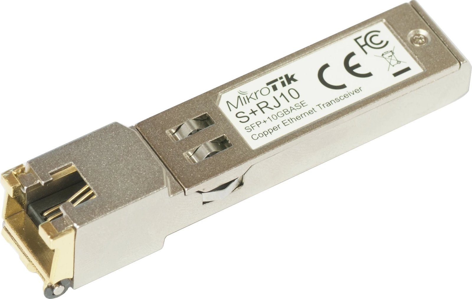 Modul MikroTik S+RJ10, 10000 Mbit/s, SFP+, Metallic