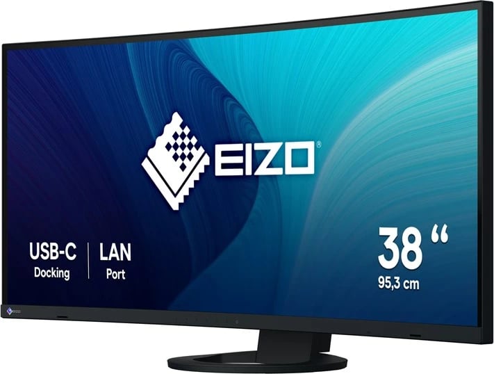 Monitor EIZO FlexScan EV3895-BK, 37.5 inç, UltraWide Quad HD+, LED, i zi