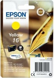 Kartrixh bojë, Epson, 16 (C13T16244012) DURABrite Ultra 3.1 ml, e verdhë