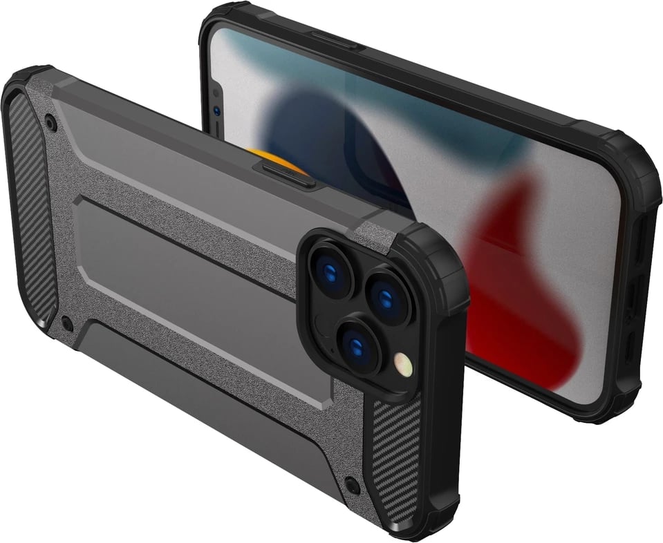 Mbështjellës Hurtel Hybrid Armor për iPhone 14 Pro, Kaltër