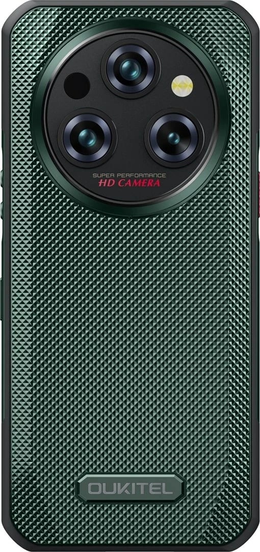 Celular Oukitel WP35 Pro, 12/512GB, 11000mAh, Gjelbër