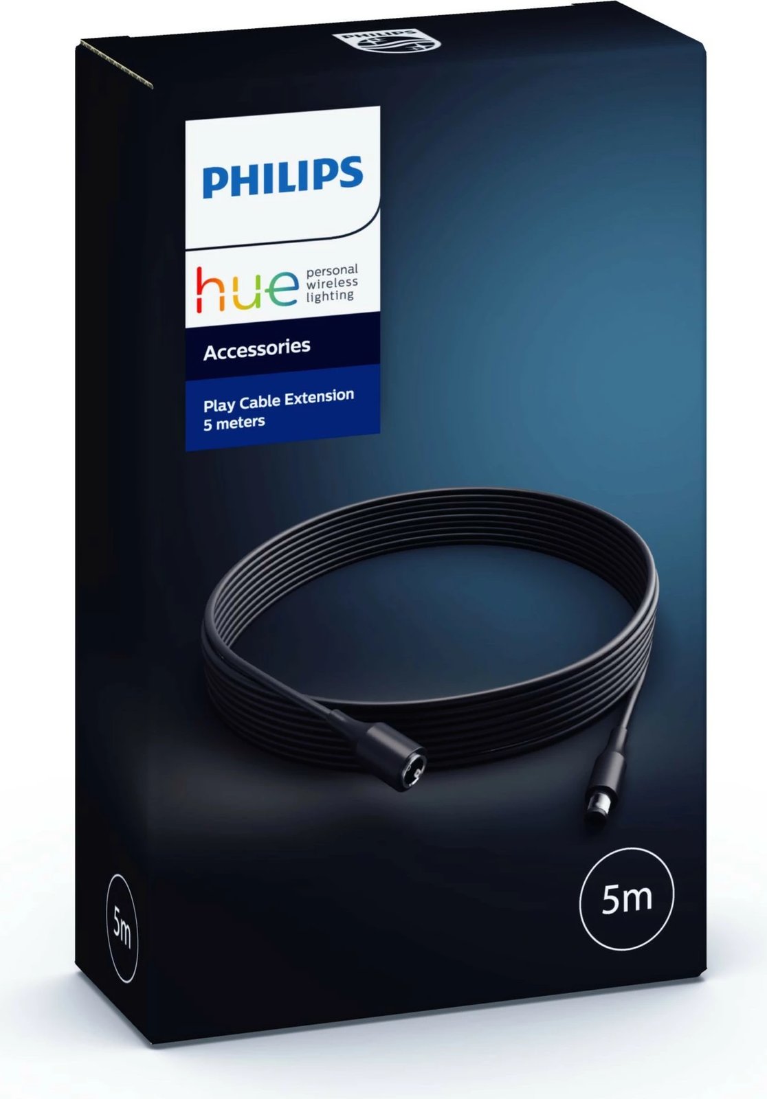 Kabllo zgjatues Philips Hue Play, 5m, e zezë