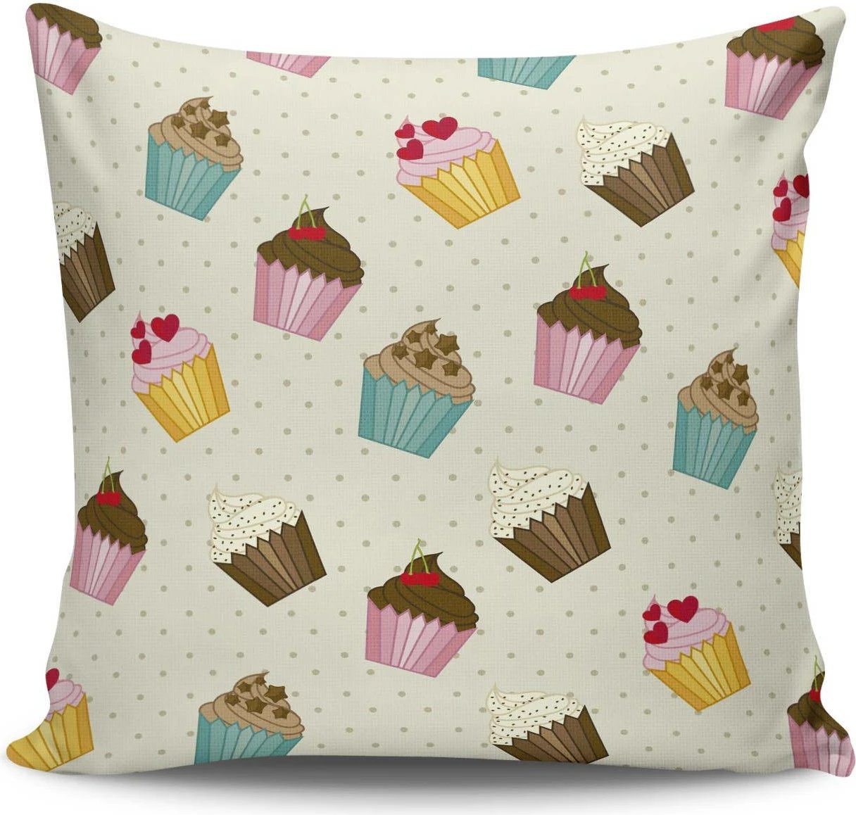 Jastëk Aberto Design, NKRLNT-009, shumëngjyrësh, 43x43cm