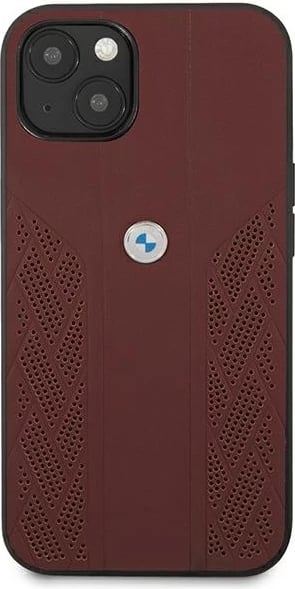 Mbështjellës BMW BMHCP13SRSPPR për iPhone 13 mini 5.4", lëkurë, i kuq
