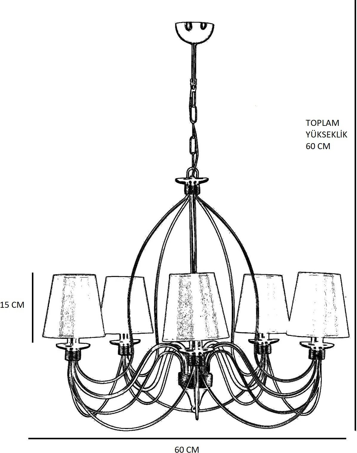 Llambadar Opviq, 7758-5, shumëngjyrësh