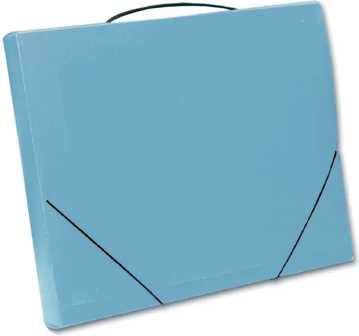 Çantë konferencash NEXT me elastik PP, blu transparente