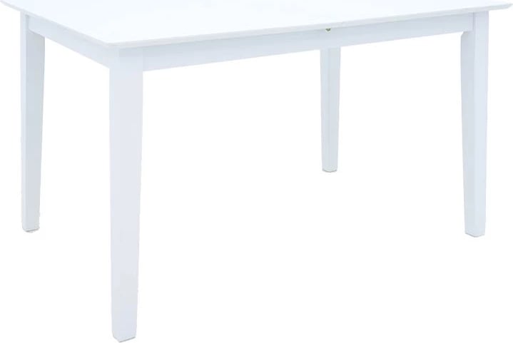 Set tavoline me karrige, zgjatshme, 5 pjesë, dru i bardhë, Mabor-York, 120-150x80x73.8cm