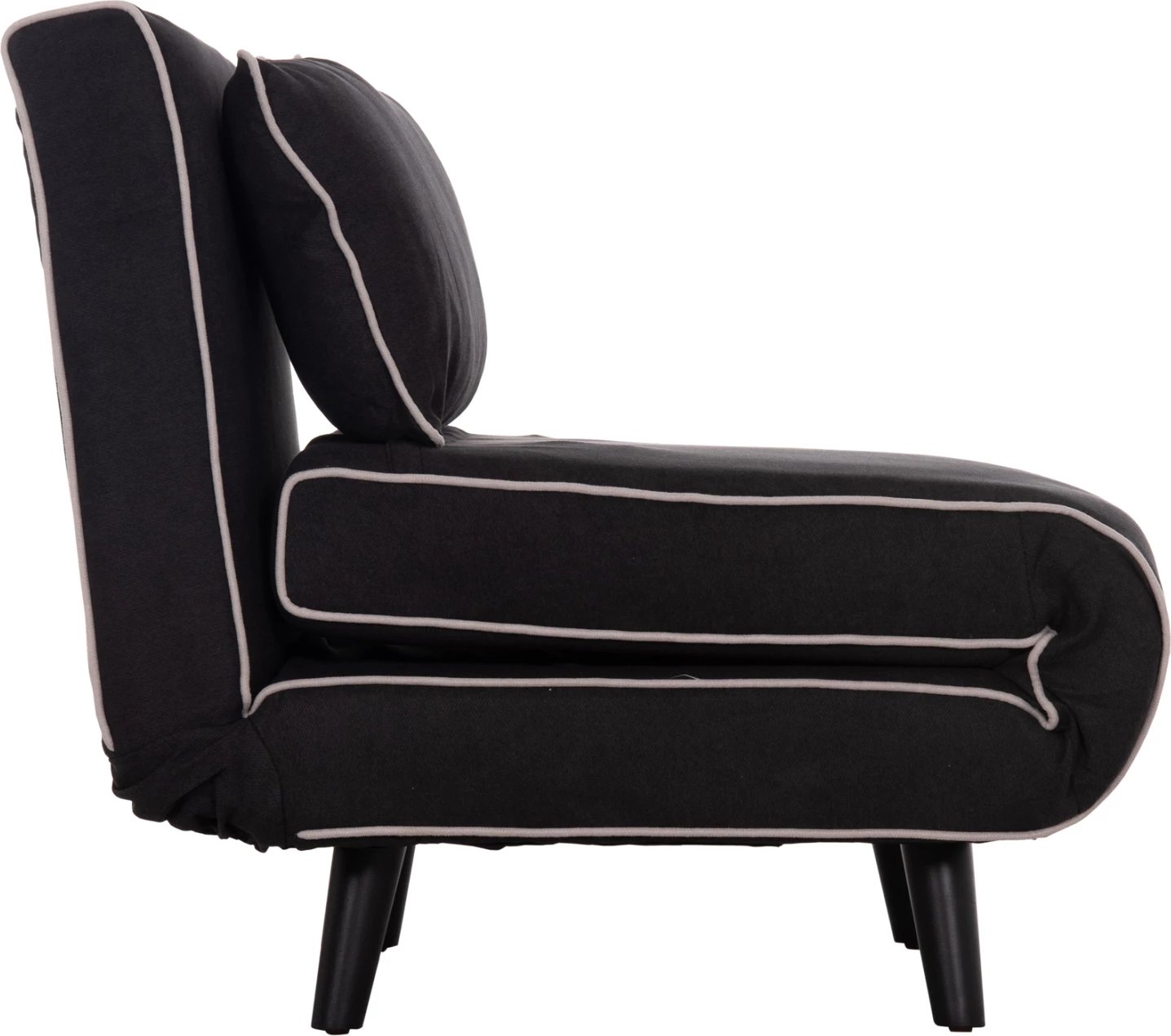 Fotel-krevat BRAXTON, material i zi, FH8425.03, 78x88x78cm